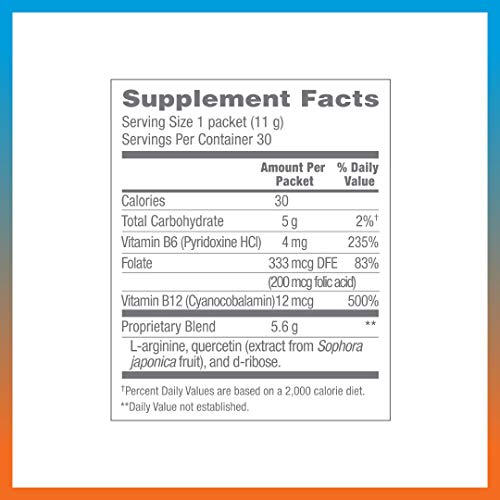 Synergy ProArgi-9 Plus Active L-Arginine Complexer Dietary Supplement - Citrus Fusion - 30 Packets