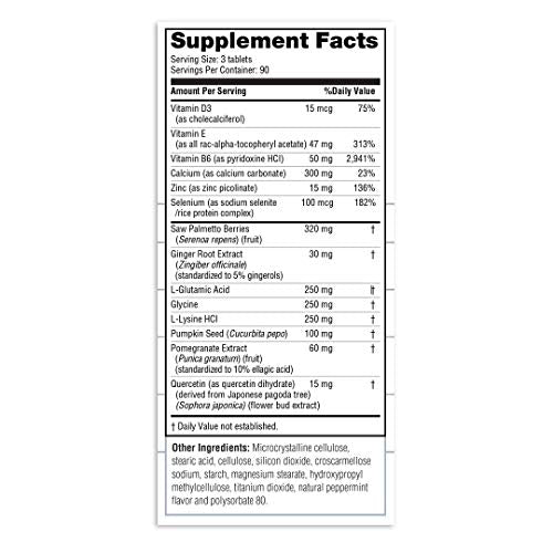 Real Health Laboratories The Prostate Formula with Saw Palmetto, 270 Tablets
