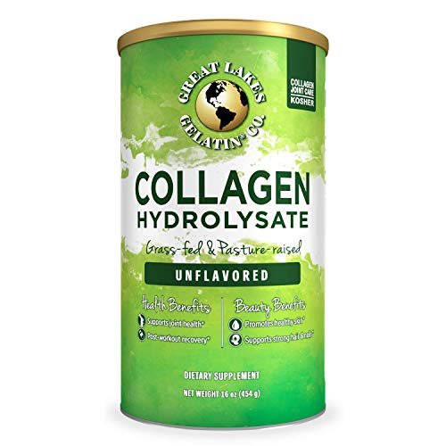 Great Lakes Gelatin Collagen Hydrolysate Powder 16 oz + Vanilla Collagen Hydrolysate Powder 10 oz