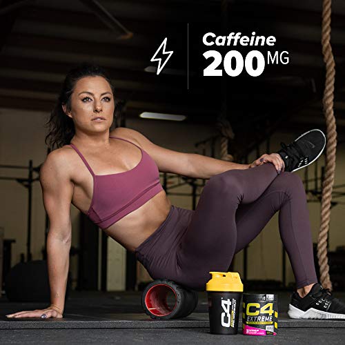 C4 Extreme Pre Workout Powder Fruit Punch | Preworkout Energy Supplement for Men & Women | 200mg Caffeine + Beta Alanine + Creatine | 60 Servings