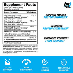 BPI Sports Best BCAA - The Building Blocks of Protein and Muscle - Post-Workout Recovery - Weight Loss Support - Arctic Ice, 30 Servings, 300 g