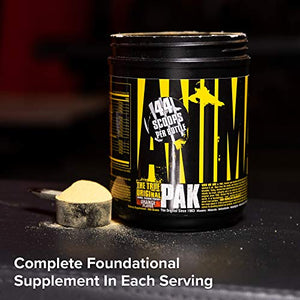 Animal Pak - The Complete All-in-one Training Pack - Multivitamin for Men, Amino Acids, Performance Complex, Zinc and More - For Elite Athletes and Bodybuilders - Orange - 44 Scoops