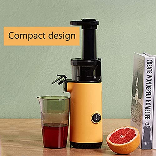 XBYUNDING Juicer Machines，Slow Masticating Juicer With Slow Press Masticating Squeezer Technology for Fruits,Vegetables and Herbs,Slow Juicer with Compact Design