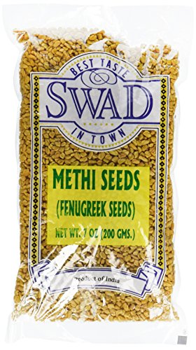 Swad Fenugreek (Methi) Seeds 7oz- Indian Grocery,spice