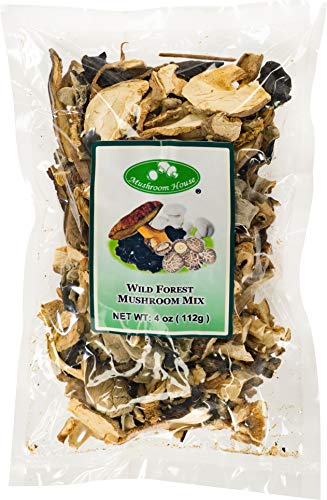 Mushroom House Dried Wild Forest Blend Mushrooms, 4 Oz