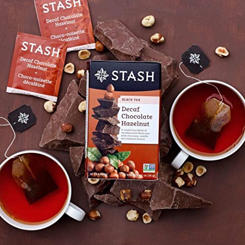 Stash Tea Bags Sampler - Caffeinated and Caffeine Free Variety Pack Gift Set - Individually Wrapped Packets - 50 Count, 50 Flavors /w Handmade Cotton Pouch