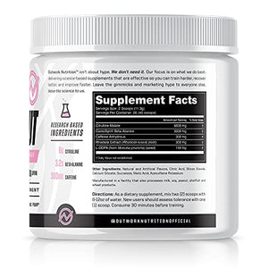 Outwork Nutrition Pre-Workout Supplement with Nootropics - Energy & Mental Focus for Better Workouts - Backed by Science (Strawberry Lemonade, 226 Grams)