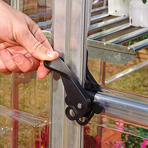 Palram HG5508 Hybrid Hobby Greenhouse, 6' x 8' x 7', Silver