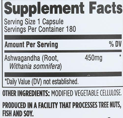 365 by Whole Foods Market, Herb Ashwagandha, 180 Count