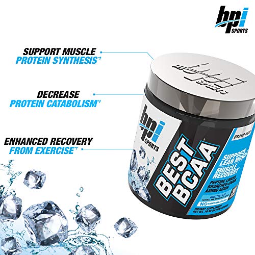 BPI Sports Best BCAA - The Building Blocks of Protein and Muscle - Post-Workout Recovery - Weight Loss Support - Arctic Ice, 30 Servings, 300 g