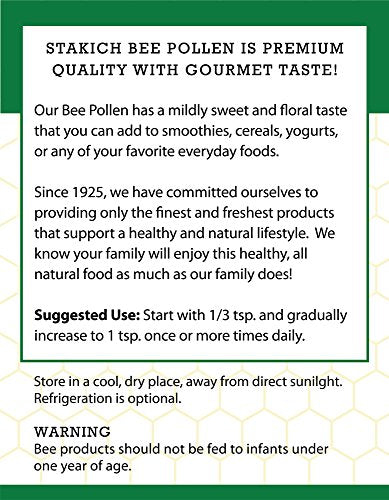 Stakich Bee Pollen (2 Pound (Pack of 1))