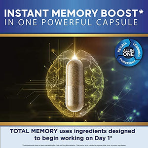 AZOTH Advanced Memory Formula - #1 Rated Brain Booster & Memory Supplement for Brain (30 Count Nootropic Brain Supplement with Vitamin D3, Bacopa Monnieri, and Huperzine A)