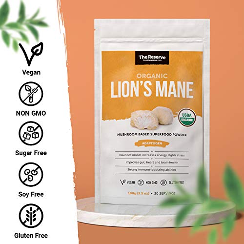 The Reserve Organic Maca Powder and Peruvian Maca Root Powder for an Endurance Booster, Mood, and Stress (3.5 oz)