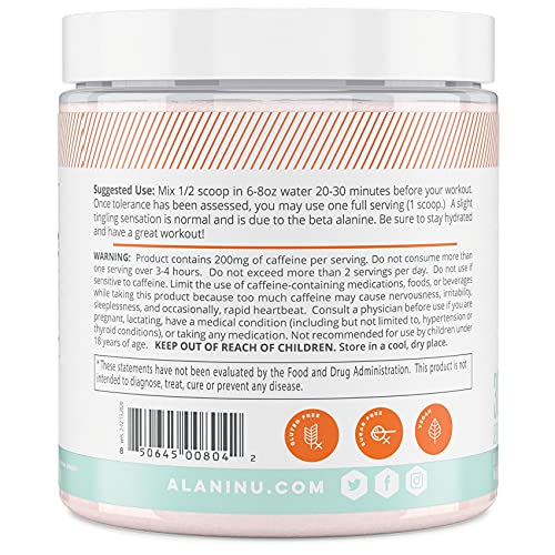 Alani Nu Pre-Workout Supplement Powder for Energy, Endurance, and Pump, Mimosa, 30 Servings (Packaging May Vary)