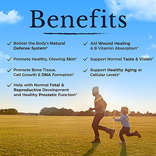 Vitalitown Zinc Picolinate & Gluconate 50 mg | 60 Veggie Capsules | 2 Forms of Chelated Zinc | Well-Absorbed | Immune System, Healthy Skin, Growth & Development | Vegan, NO Gluten NO Dairy, Non-GMO