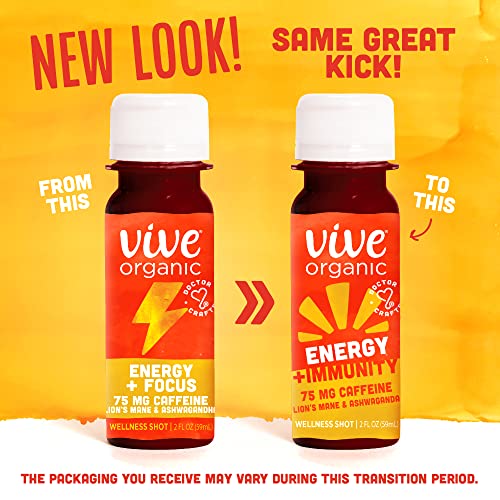 Vive Organic Energy + Immunity Dual Boost Shot (2oz bottle)