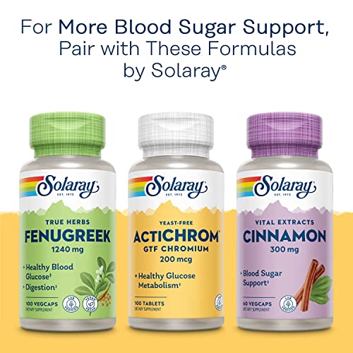 Solaray Berberine Extract with Oregon Grape, Healthy Blood Glucose & Digestion Support, AMPK Activator, 60 VegCaps