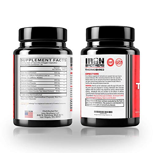 Thermogenic Fat Burners for Men/Women | Strong Appetite Suppressant for Weight Loss Management | Metabolism Booster | Belly Fat Burner | Keto Pills | 60 Veggie Capsules | 30 Servings | Yohimbine Free