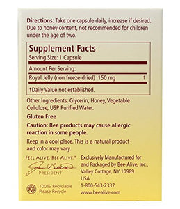 BEEALIVE Royal Jelly Energy Formula Non Freeze-Dried 150mg 30 Capsules