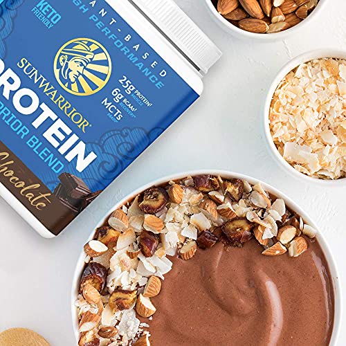 Sunwarrior, Protein Warrior Blend Chocolate Organic, 13.2 Ounce