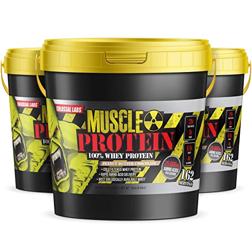 GL Colossal Labs Monster Muscle Protein (12 Pound (Pack of 1), Strawberry)