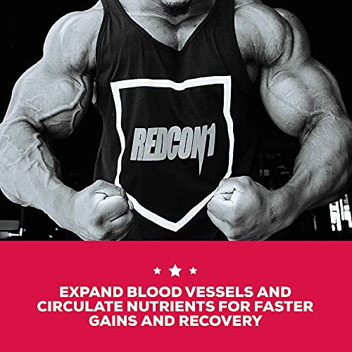 Redcon1 Big Noise Pump Formula (30 Servings) - Non-Stim, Increased Energy and Focus, Vasodilator, Intense Pumps (Strawberry Kiwi)