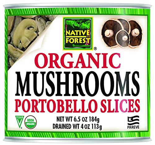 Organic Sliced Portobello Mushrooms, 6.5 Ounce (12 Count), 1 Pack