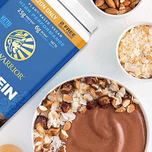 Sunwarrior Warrior Blend - Organic Protein Powder with BCAAs and Pea Protein Powder - Dairy Free, Gluten Free, Soy Free, Non-GMO, Sugar Free, and Keto Friendly Vegan, Plant Based Protein Powder