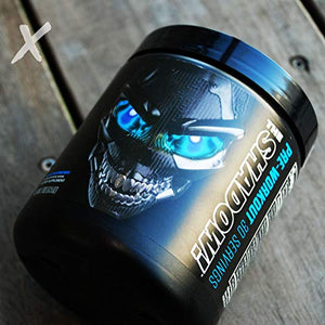 JNX Sports The Shadow! Hard Core Preworkout, A Better Pre Workout Stimulant - Electric Energy, Hypnotic Mental Focus, Superhuman Strength, 350mg of Caffeine, Men & Women | Blue Raspberry | 30 SRV