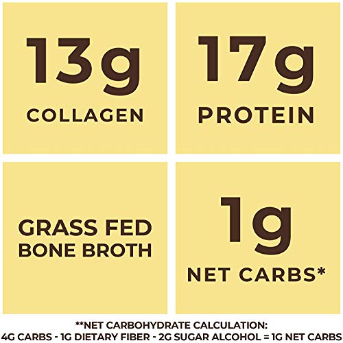 Bone Broth Protein Powder Vanilla 16oz, Grass Fed, Non-GMO Ingredients, Gut-Friendly*, Dairy Free Protein Powder, Low Carb, Keto Friendly Left Coast Performance