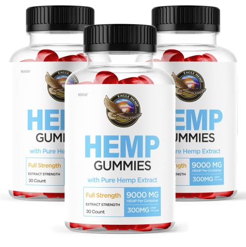 (3 Pack) Eagle Hemp Gummies, Original Formula, 3 Month Supply