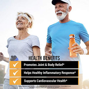 Turmeric Curcumin with BioPerine Black Pepper & 95% Curcuminoids, 1965mg, Maximum Absorption for Joint Support & Healthy Inflammatory Response, Non-GMO Turmeric Capsules, Made in USA - 90 Veg Caps
