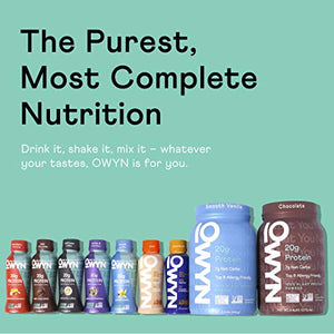 OWYN - Meal Replacement Shakes for Weight Loss, 100% Vegan Protein | Chocolate, 12 Fl Oz (Pack of 12) | Dairy-Free, Gluten-Free, Soy-Free, Tree Nut-Free, Egg-Free, Allergy-Free, Plant-Based