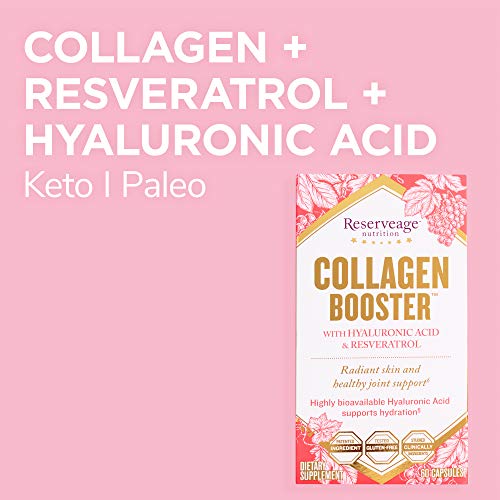Reserveage, Collagen Booster, Skin and Joint Supplement, Supports Healthy Collagen Production, 60 Capsules (30 Servings)