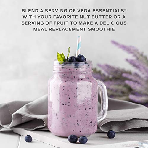 Vega Essentials Plant Based Protein Powder, Chocolate, Vegan, Superfood, Vitamins, Antioxidants, Keto, Low Carb, Dairy Free, Gluten Free, Pea Protein for Women and Men, 2.4 Pounds (30 Servings)