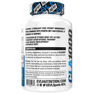 Evlution Nutrition CLA 1000, Conjugated Linoleic Acid, Weight Loss Supplement, Metabolism Support, Stimulant-Free (180 Servings)