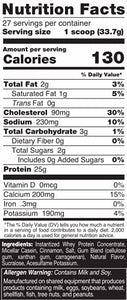 Bare Performance Nutrition, Whey Protein Powder, Meal Replacement, 25G of Protein, Excellent Taste & Low Carbohydrates, 88% Whey Protein & 12% Casein Protein (27 Servings, Apple Pie)