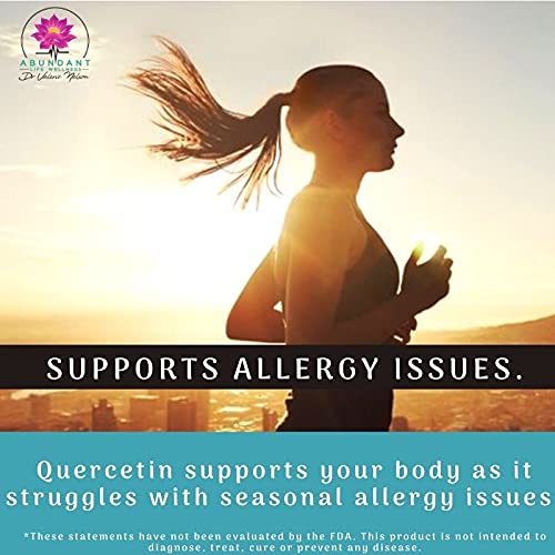 Quercetin 500 mg - 200 Capsules - Absolute Best Value on Amazon - 2 caps is 1,000 mg - Formulated for Dr. Valerie Nelson