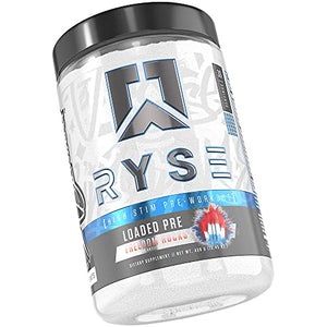 Ryse Up Supplements Core Series Loaded Pre-Workout Powder | Fuel Your Greatness, Pump, Energy Strength | Freedom Rocks, 438 Gram (Pack of 1)