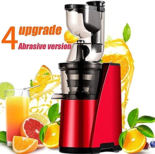 RenminRoad Juicer,Slow Masticating Juicer Machine,Cold Press Juicer Extractor Easy to Clean,Quiet Motor,Reverse Function Anti-Clogging,with Brush,for Fruits and Vegs