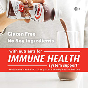 Premier Protein Shake 30g Protein 1g Sugar 24 Vitamins Minerals Nutrients to Support Immune Health, Chocolate, 11.5 Fl Oz (Pack of 12)