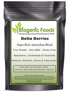 Betta Berries™ Antioxidant Blend - Super Red's Antioxidant Powder Blend 1 kg (2.2 lb)