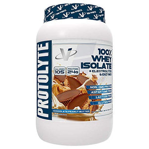 VMI Sports | ProtoLyte Whey Isolate Protein Powder | Low Calorie Whey Protein Powder for Weight Loss | Protein Powder for Muscle Gain | Digestive Enzymes (Chocolate Peanut Butter, 1.6 Pounds)