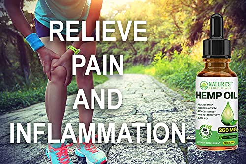 Organic Hemp Oil 1000MG - Ultra-Premium Pain Relief Anti-Inflammatory, Stress & Anxiety Relief, Joint Support, Sleep Aid, Omega Fatty Acids 3 6 9, Non-GMO Ultra-Pure CO2 Extracted Extract Drops