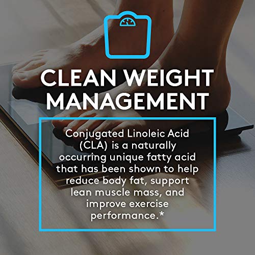 RSP Nutrition CLA 1000 Conjugated Linoleic Acid Max Strength Softgels, Natural Stimulant Free Weight Loss Supplement, Fat Burner for Men & Women, 180 Ct. (Packaging May Vary)