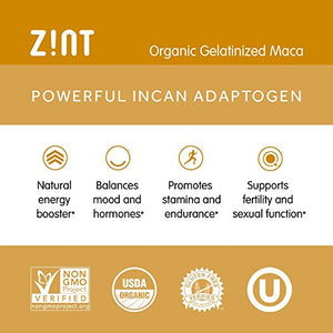 Zint Organic Maca Powder: Gelatinized, Non GMO, Yellow Maca Root - Adaptogen Superfood (16 Ounce)