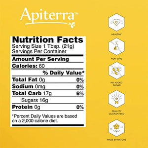 Apiterra - Raw Honey with Superfoods Variety Pack - 12 Ounce (3 Count)