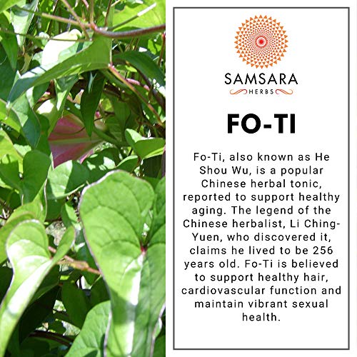 Samsara Herbs Fo-Ti Extract Powder (8oz/227g) (He Shou Wu) - 20:1 Concentrated Extract