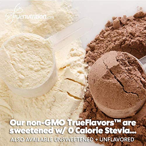 True Nutrition Vegan Protein Optimizer Formula - Non-GMO Plant Based Vegan Protein Powder with Pea Protein Isolate, Rice Protein Concentrate, and Hemp Protein - Vanilla - 1LB