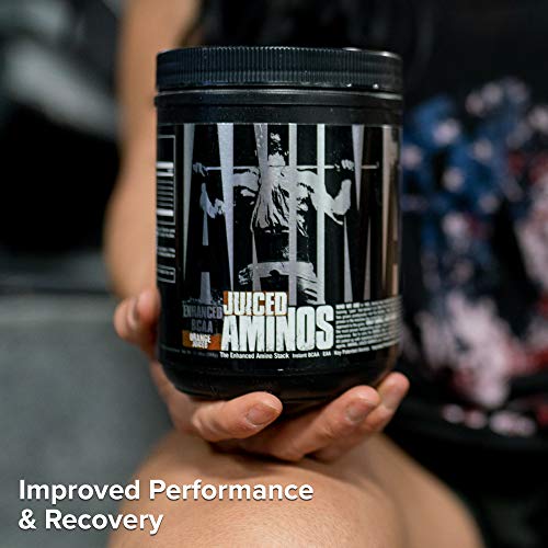 Animal Juiced Aminos - 6g BCAA/EAA Matrix plus 4g Amino Acid Blend for Recovery and Improved Performance - Orange - 30 Servings, 13.3 Ounce